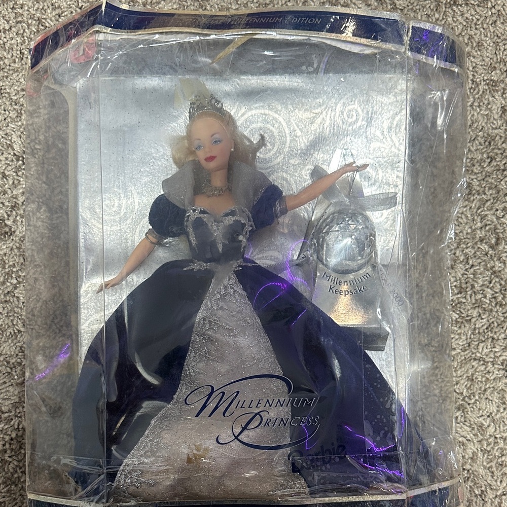 Millennium Princess Doll with Blue and Silver Gown